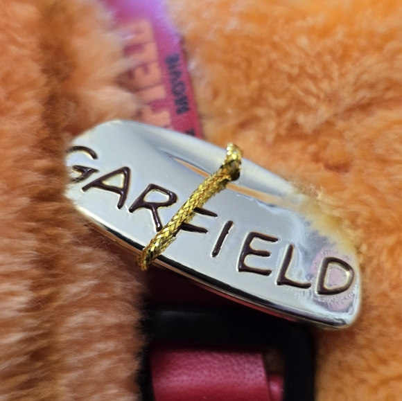 Vintage 2004 Garfield Plush Toy with Collar - Picture 8 of 10